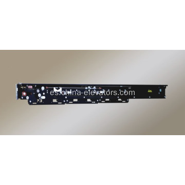 3 paneles Mecanismo de puerta de aterrizaje del ascensor abertura telescópica